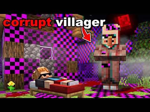 I Made A Corruption Villager To Scare My Friends