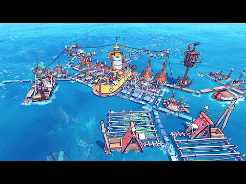 Flotsam | Ep. 1 | Building New Floating City in Flooded Apocalypse Wastelands | Flotsam Gameplay