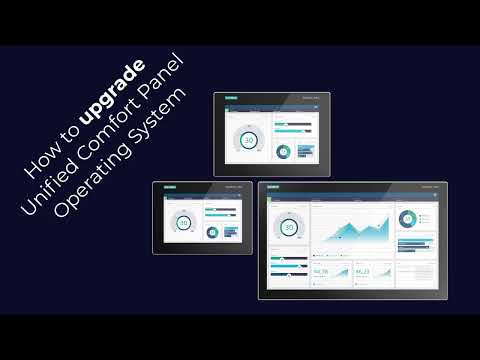 Updating Operating System of a Unified Comfort Panel with TIA Portal | Upgrade Firmware of your HMI