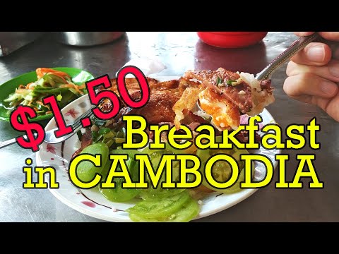 The Most Popular Breakfast in Cambodia - STREET FOOD CAMBODIA