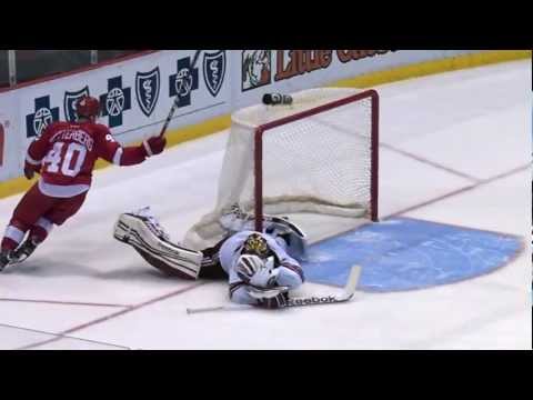 Henrik Zetterberg one-handed shootout goal vs PHX | 01/12/2012 [HD]