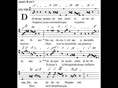 Communio Domine memorabor, Dominica XXII TpA (22 TO)