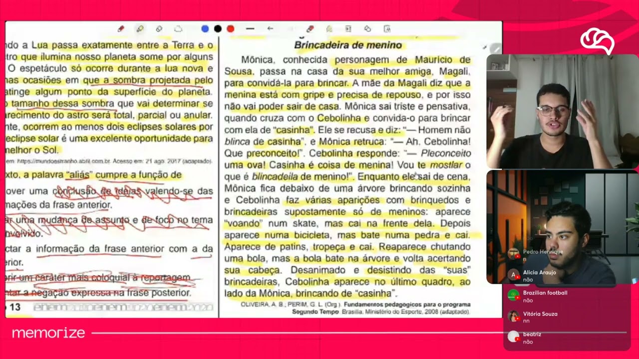 Resolução em Vídeo — Questão 14 ENEM 2020 PPL