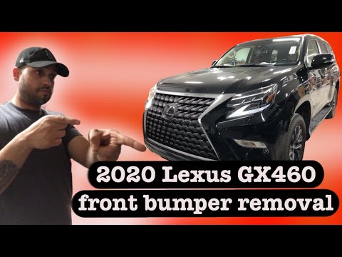 2020 Lexus GX460 front bumper removal