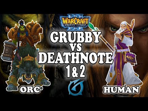 Grubby | "Grubby vs Deathnote - Game 1 & 2" | Warcraft 3 | ORC vs HU