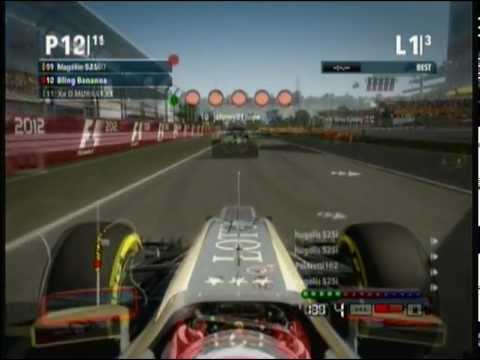 F1 2012 - First Corner Chaos Christmas Noob Edition