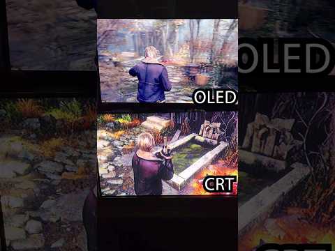 PS5 on a CRT | OLED vs CRT #ps5