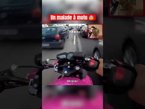 Un malade à moto ! #shorts #danger #moto #motard #react #malade #fou #interfile