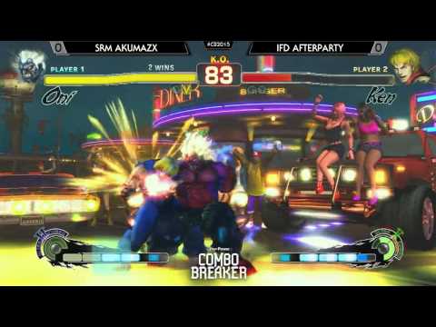 Combo Breaker - USF4 - SRM AkumaZX (Oni) vs IFD Afterparty (Ken)
