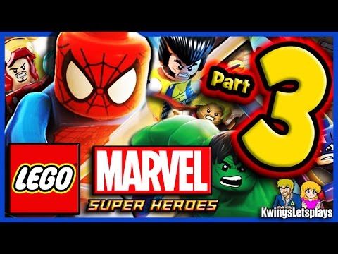 LEGO Marvel Super Heroes Walkthrough Part 3 Oscorp Exploratory Laboratory