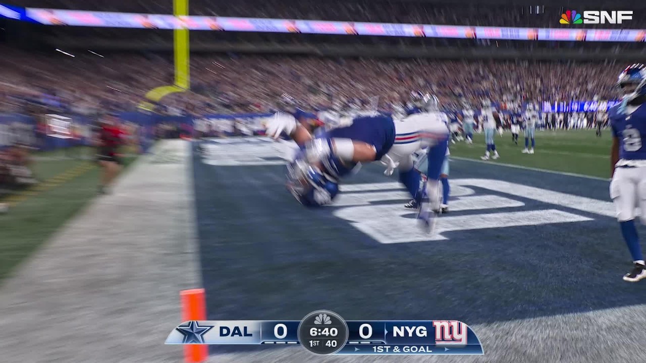 Cam Skattebo FLIPPING Into The Endzone For His First TD