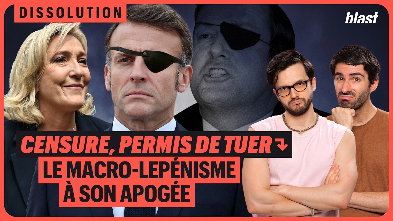 Illustration: Marine Le Pen, censure échouée, loi police : l'état de droit à l'épreuve