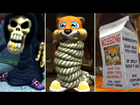 Conker: Live and Reloaded All Game Over Scenes (XBOX One)