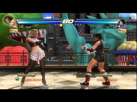 Tekken Tag Tournament 2 - Online Match - Ice_Beam (Lili/Asuka) vs RIDEKINK (Asuka/Jun)