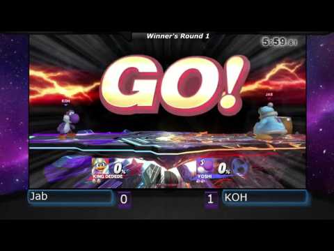 CMU Smash 4 Weekly #3 - Jab (Dedede) vs. Koh (Yoshi)