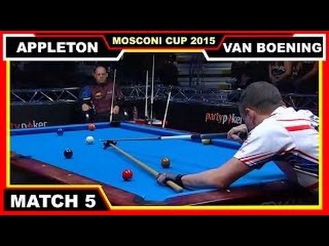 Day 1 Match 5 | Shane Van Boening vs Darren Appleton | Mosconi Cup 2014 | FULL HD
