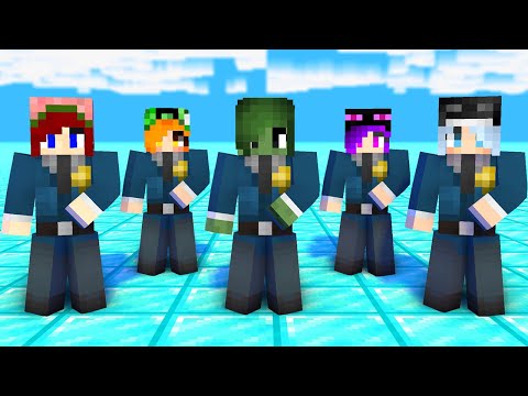 MONSTER SCHOOL : SIMPLE DIMPLE POLICE MONSTER GIRLS - MINECRAFT ANIMATION