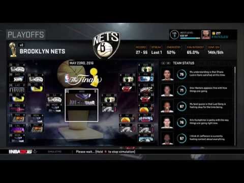 NBA 2K16 MYGM SEASON1 PLAYOFFS