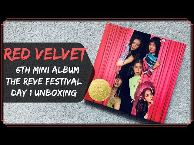 Vídeo relacionado con Red Velvet - The Reve Festival Day 1 [Day 1 Ver] Random Cover CD+Photobook+Folded Póster+Extra Side Photocards Set