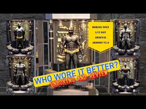 New Boring Toys BAT ARSENAL ARMORY v2.0 1/12 Unboxing & REVIEW #dc #batman #arsenal #thedarkknight