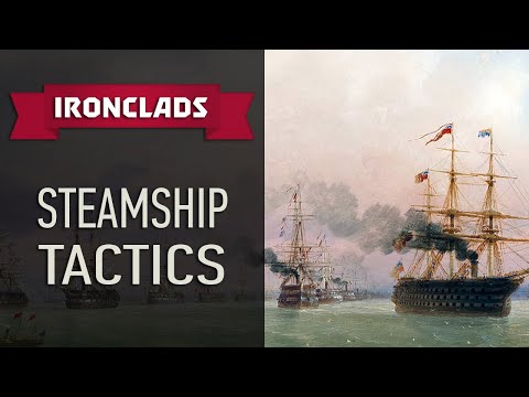 HISTORY of IRONCLADS: the development of steamship tactics
