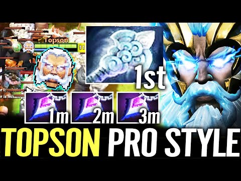 🔥 TOPSON Zeus Mid NEW STYLE Build — 3x Null Talisman + Wind Waker 1st Item vs PUCK Dota 2 Pro