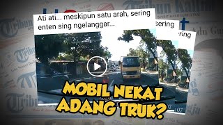 Hoax or Fact: Video Mobil Nekat Adang Truk DPUPR di Kabupaten Klaten?