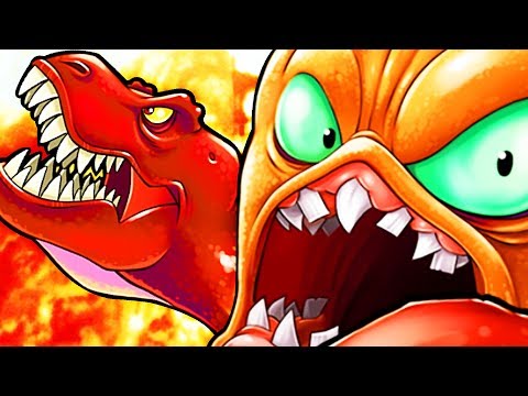 GIANT OCTOPUS WITH T-REX TENTACLE! - Octogeddon Part 3 | Pungence