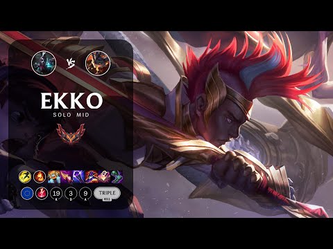 Ekko Mid vs Rumble - EUW Grandmaster Patch 13.1