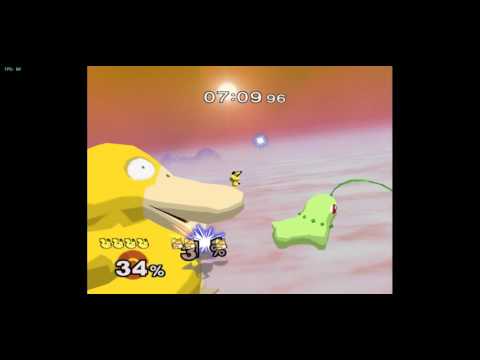 Pichu 4 stocks Fox on Poke Floats [TAS]