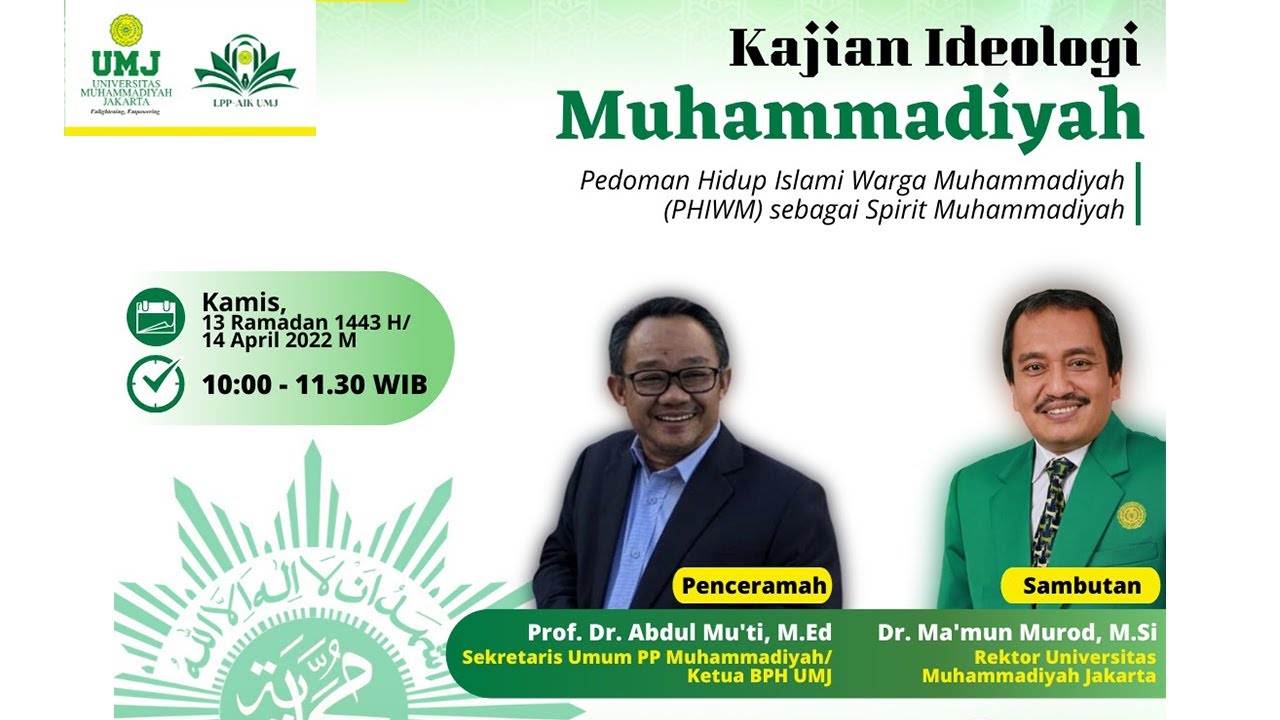Muhammadiyah Sebagai Gerakan Amar Ma'ruf Nahi Munkar