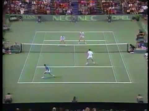 Davis Cup final 1992 doubles highlights USA vs Switzerland McEnroe Sampras