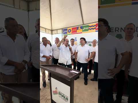 Senador Marcelo Castro em visita ao município de Campo Alegre do Fidalgo - PI