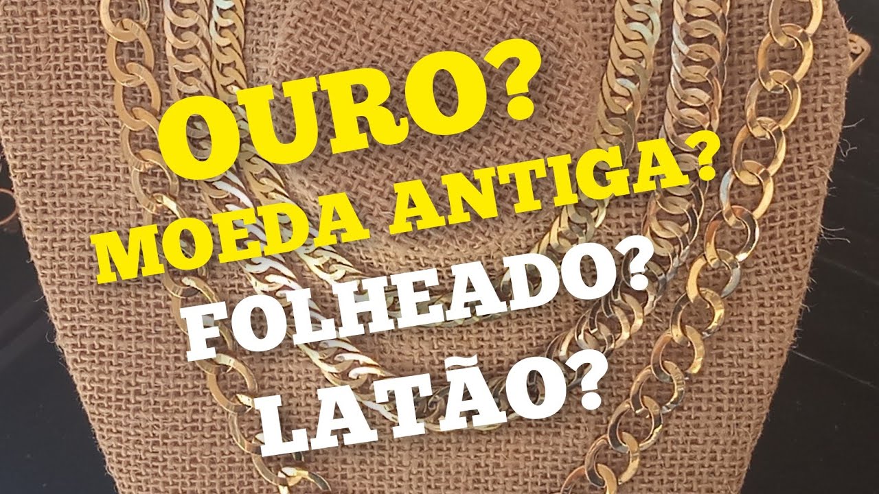 Veja como diferenciar moeda antiga de ouro ,latão e folheado.(COMO SABER SE É MOEDA ANTIGA)