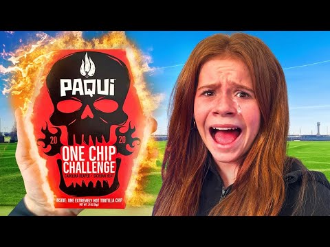 Eating The Worlds SPICIEST Chip Challenge!