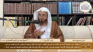 11 - شرح صحيح مسلم - كتاب الأشربة ( 11 ) - الشيخ سعد بن شايم الحضيري image