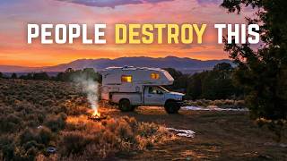 This Was SAD To See! Truck Camping ALONE In Utah On My 5000KM Road Trip
