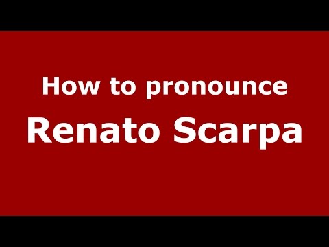 How to pronounce Renato Scarpa (Italian/Italy)  - PronounceNames.com