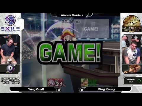 Project M: PKK | Quaff (Meta Knight) V SMT | King Koney (DK) - Exile 107 Tournament SSBPM