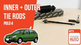 Youtube thumbnail of video "How to replace the inner and outer tie rod Polo mk4 🚗"