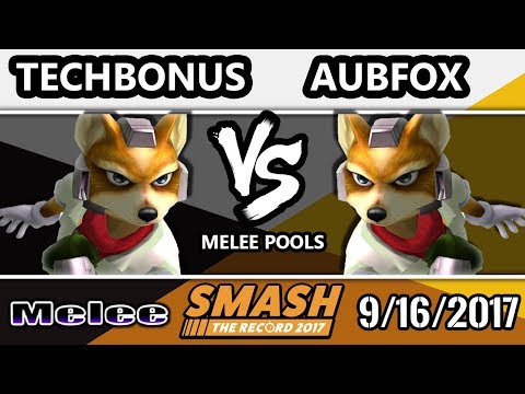 STR 2017 SSBM - TechBonus (Fox) Vs. Aubfox (Fox) - Smash Melee
