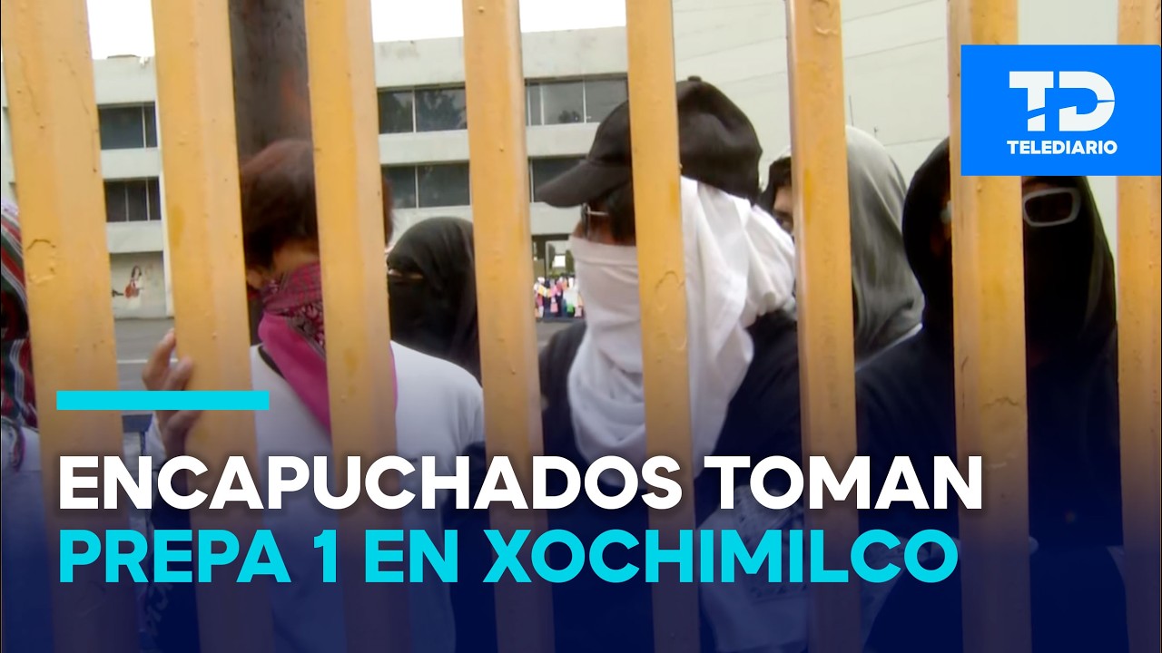 Colectivos toman instalaciones de la Prepa 1 en Xochimilco; esto sabemos