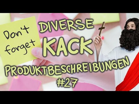 Diverse Kack Produktbeschreibungen #27