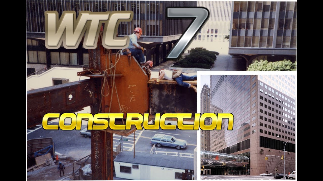 Construction of World Trade Center 7 - 1986 news footage