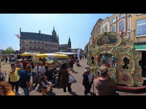 VR-Tour durch den Wochenmarkt und das Rathaus von Gouda - 8. Juni 2023