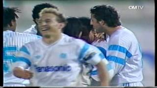 Jean Tiganas Treffer gegen Lech Posen (1990)
