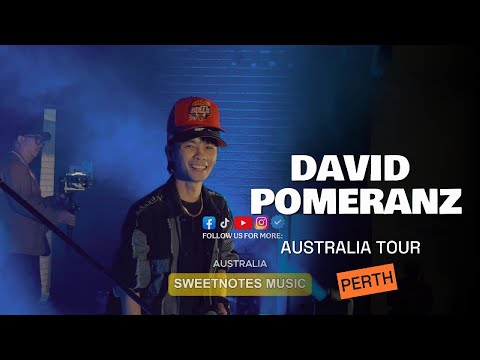 David Pomeranz Medley | Sweetnotes Live @ Perth, Australia