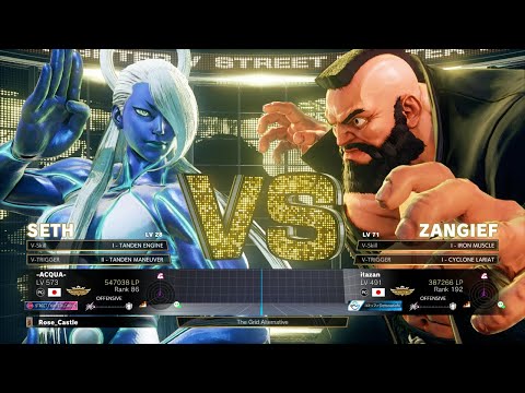 SFV Champion Edition 🔥 ACQUA (Seth) Vs Itazan (Zangief )🔥 Online Match's 04-28-2023