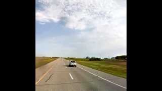 preview picture of video 'Driving along Trans-Canada Highway, Kir...'