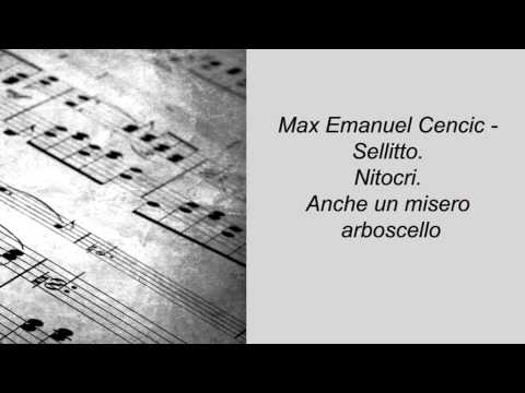 Max Emanuel Cencic. Sellitto. Nitocri. Anche un misero arboscello